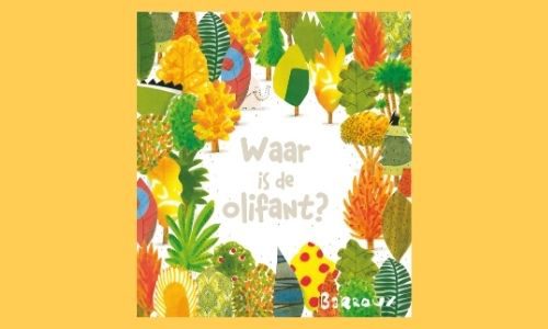 #5. Een eenvoudig en kleurrijk zoekboek mét een boodschap: Waar is de olifant?