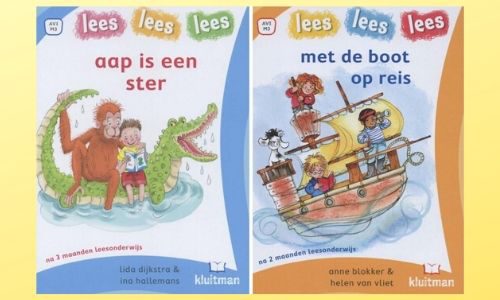 #256. Super leuke 1e leesboekjes!: Aap is een ster & Met de boot op reis